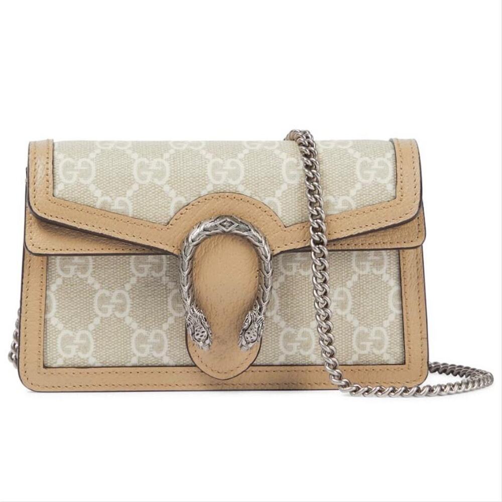 GUCCU Dionysus super mini GG logo crossbody bag
